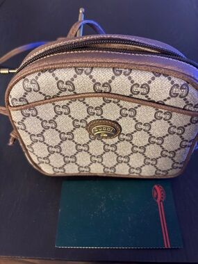 Gucci Beige/Brown GG Monogram Mini Backpack Crossbody
